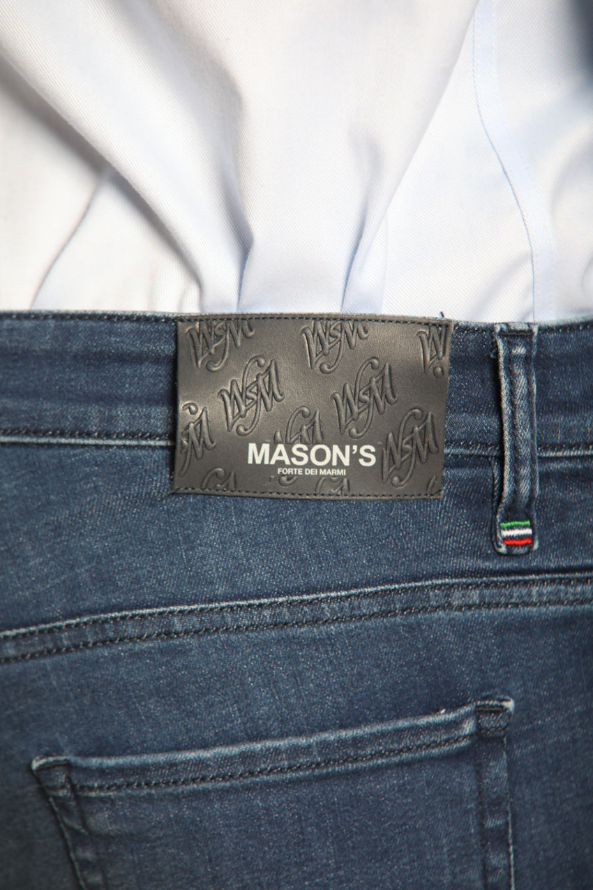 Foto 2 Harris pantalone 5 tasche uomo in denim stretch slim fit