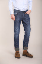Foto 1 Harris pantalone 5 tasche uomo in denim stretch slim fit