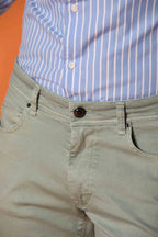 Harris 5 tasche pantalone uomo in gabardina con fantasia camouflage slim fit