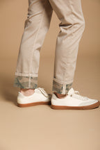 Harris 5 tasche pantalone uomo in gabardina con fantasia camouflage slim fit