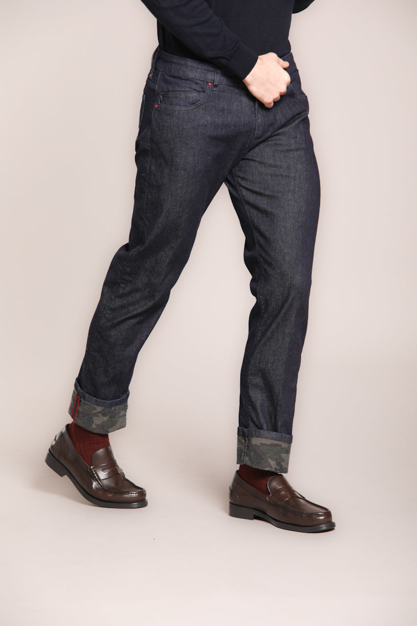 Foto 4 Harris Regular pantalone 5 tasche uomo in denim regular fit