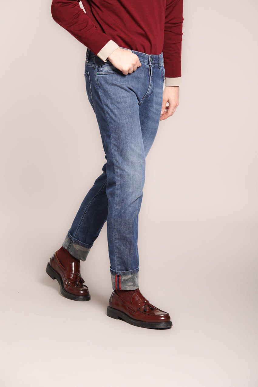 Foto 1 Harris Regular pantalone 5 tasche uomo in denim regular fit