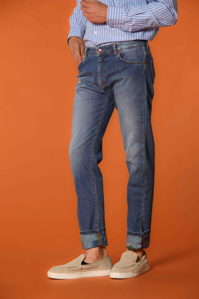 Harris Regular pantalon 5 poches homme en denim avec impression Safari regular fit 