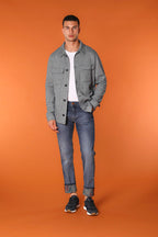 Harris Regular pantalon 5 poches homme en denim avec impression florale regular fit 