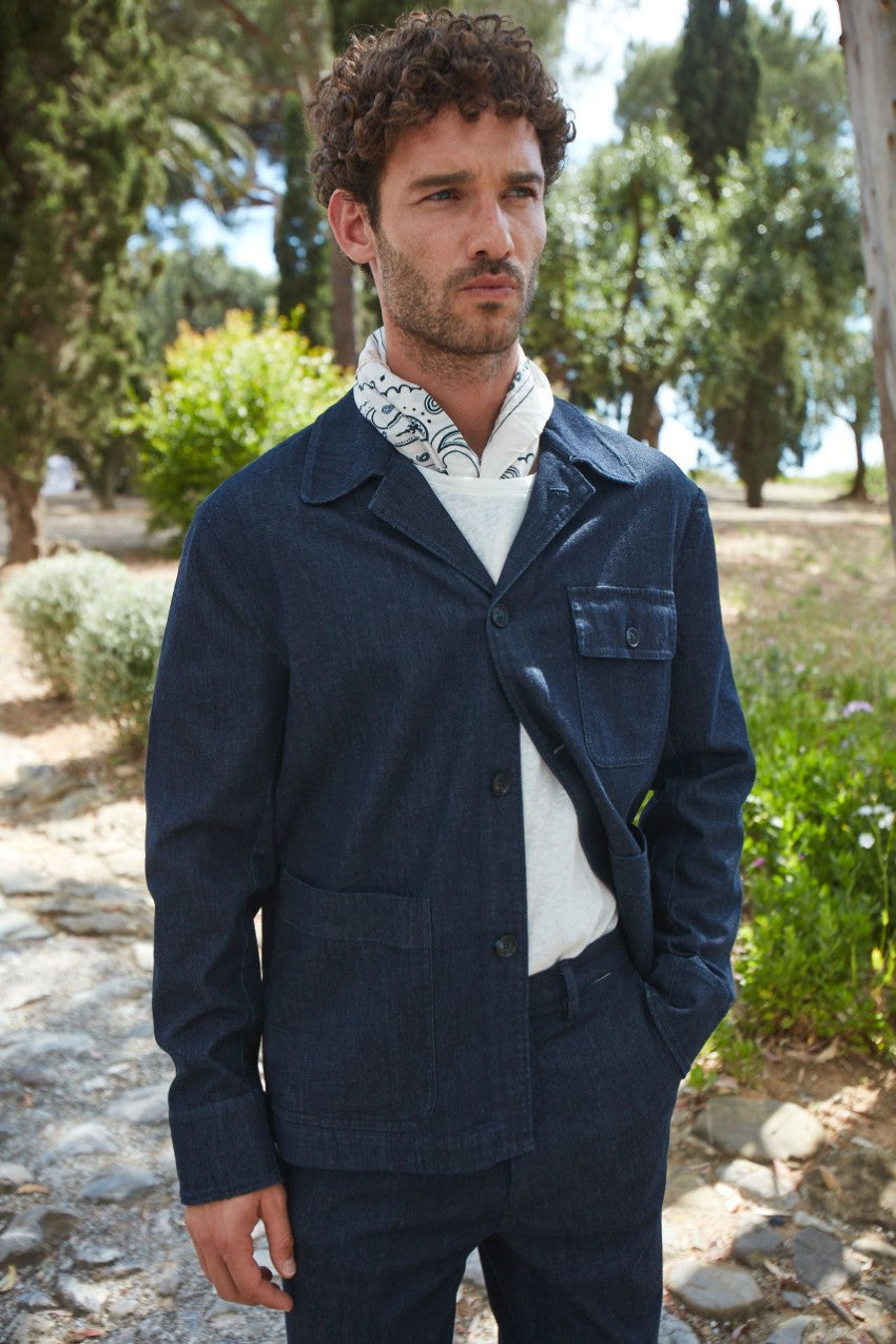 Work Veste Surchemise homme en denim