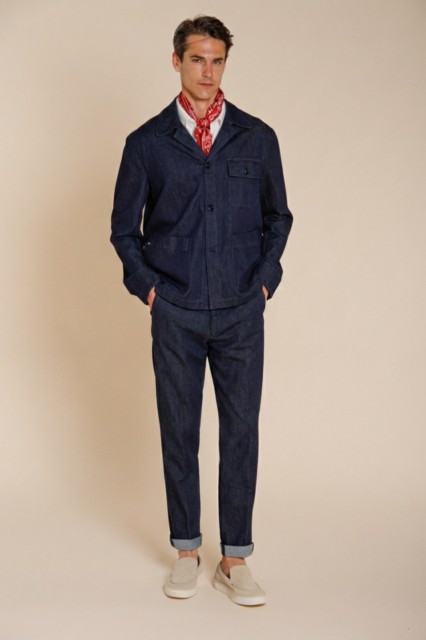 Work Veste Surchemise homme en denim