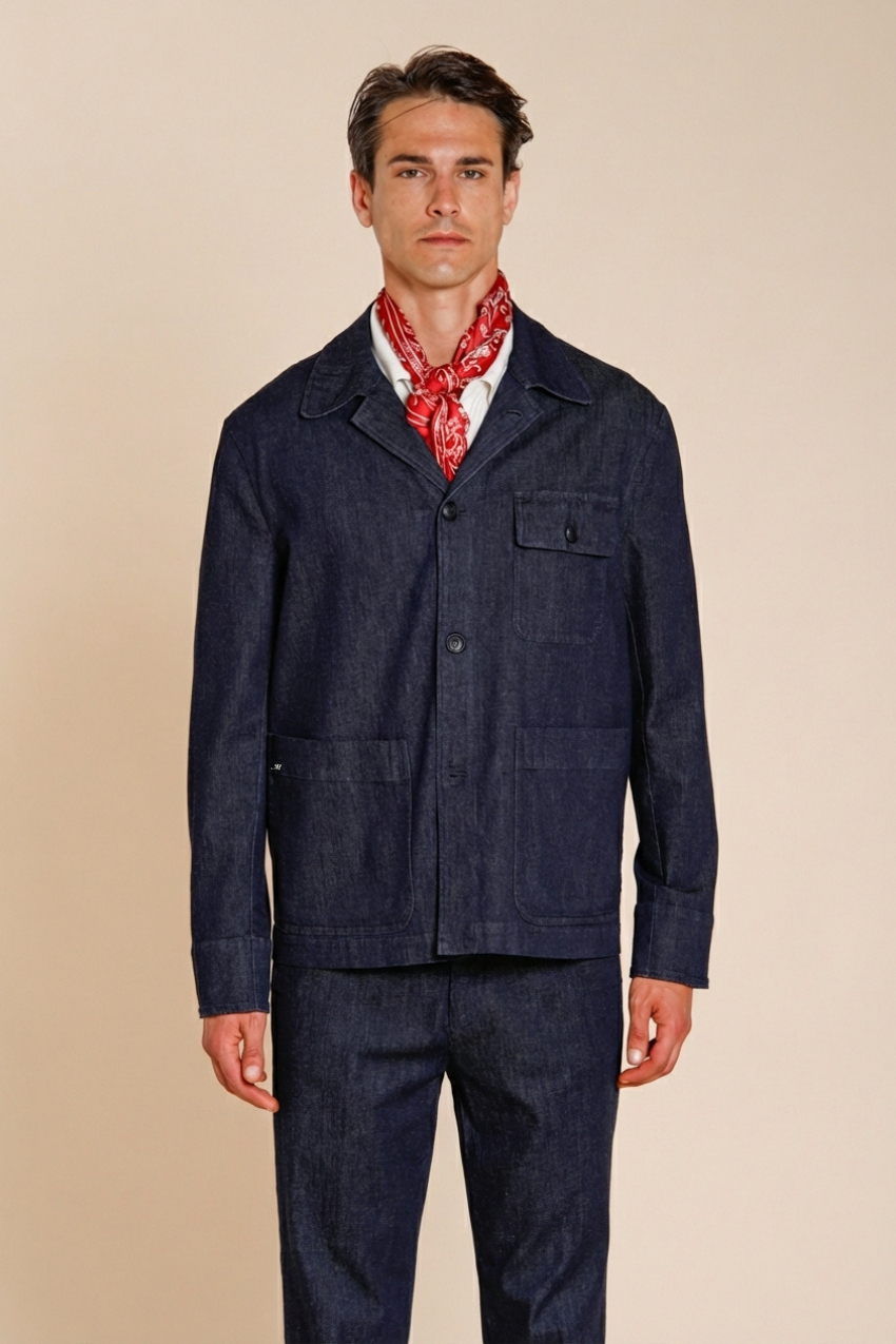 Work Veste Surchemise homme en denim