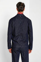 Work Jacket overshirt uomo in denim