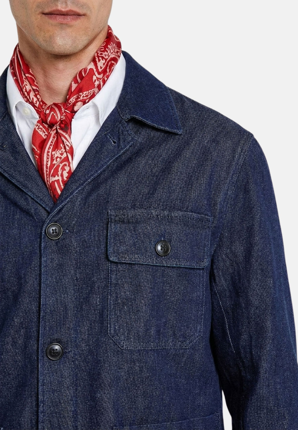Work Veste Surchemise homme en denim