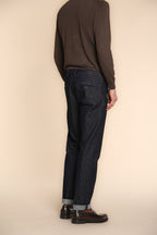 Foto 7 New York pantalone chino uomo in denim stretch regular fit