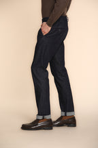 Foto 5 New York pantalone chino uomo in denim stretch regular fit