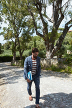 Milano pantalon chino homme en denim extra slim fit