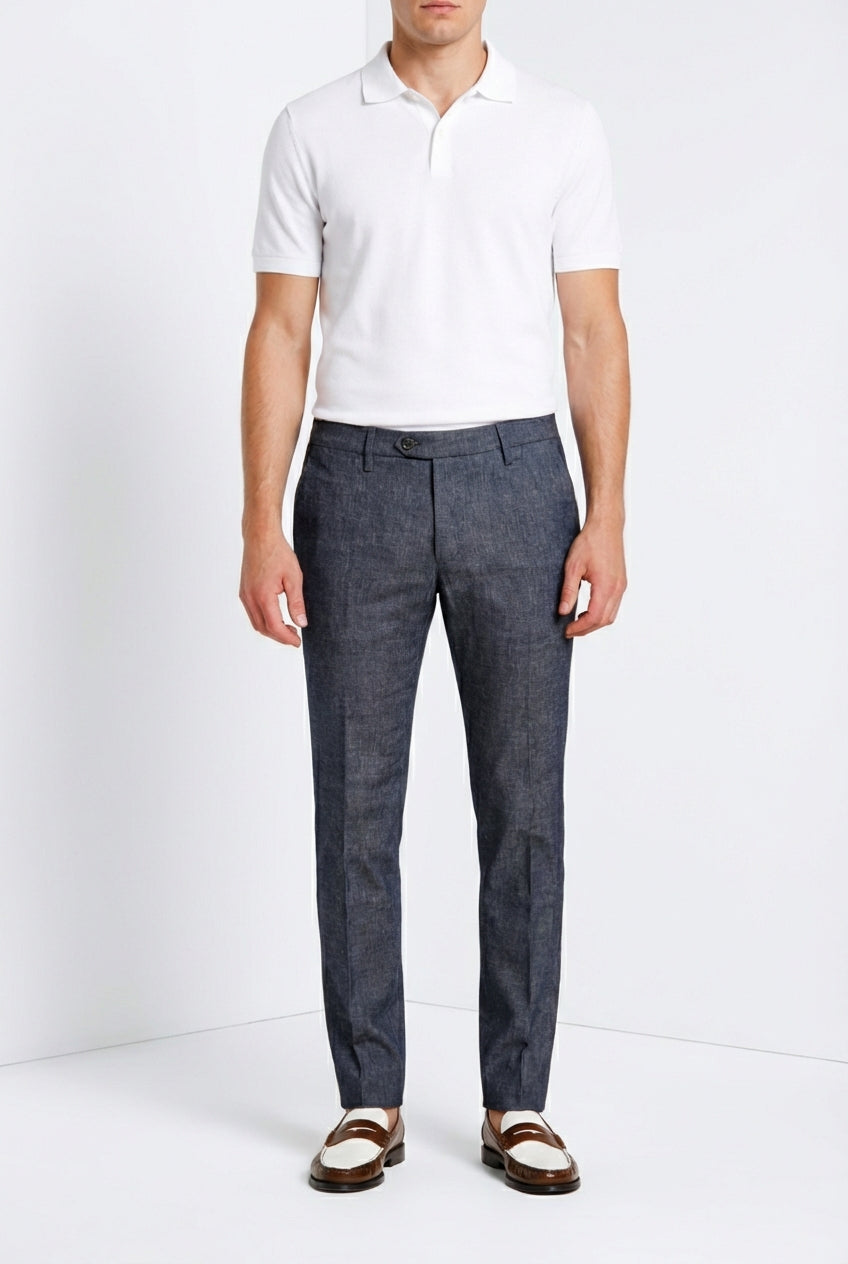Milano pantalon chino homme en denim extra slim fit