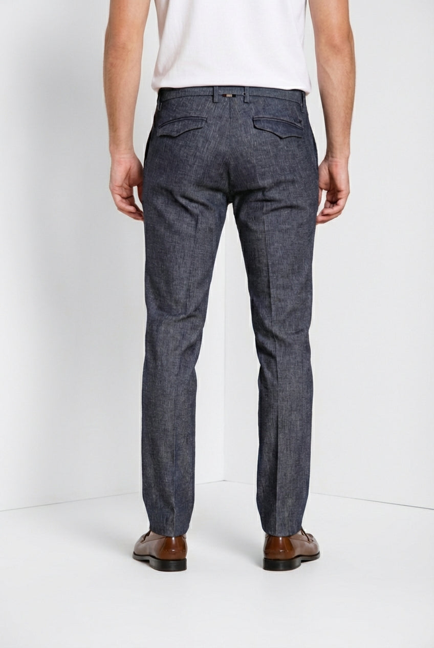 Milano pantalon chino homme en denim extra slim fit
