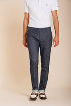 Milano pantalon chino homme en denim extra slim fit