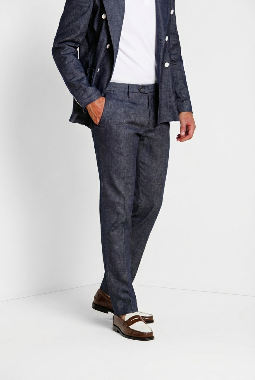 Milano pantalon chino homme en denim extra slim fit