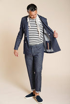 Milano pantalon chino homme en denim extra slim fit