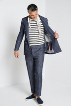 Milano men's chino pants in denim extra slim fit