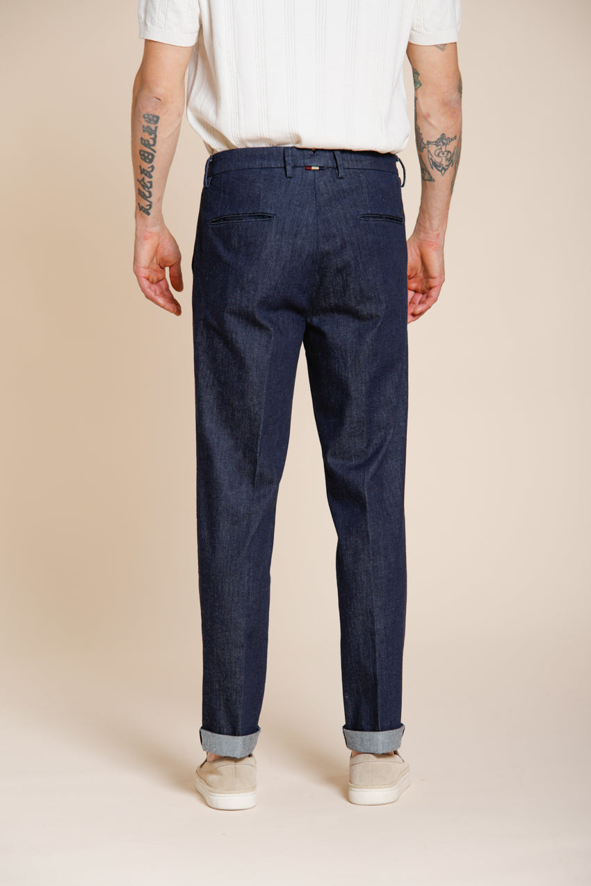 Boston pantalon chino homme en denim relaxed fit