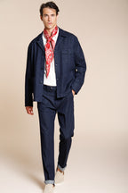 Boston pantalon chino homme en denim relaxed fit