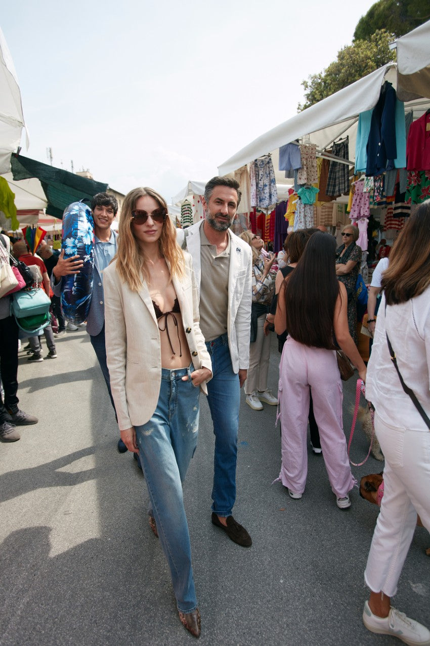 Victoria Pantalon 5 Poches Femme en Denim Stretch straight fit