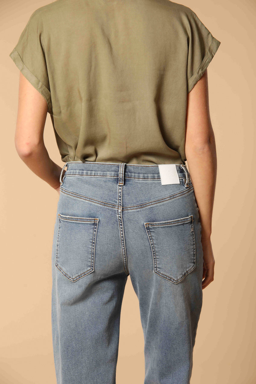 Victoria Pantalon 5 Poches Femme en Denim Stretch straight fit