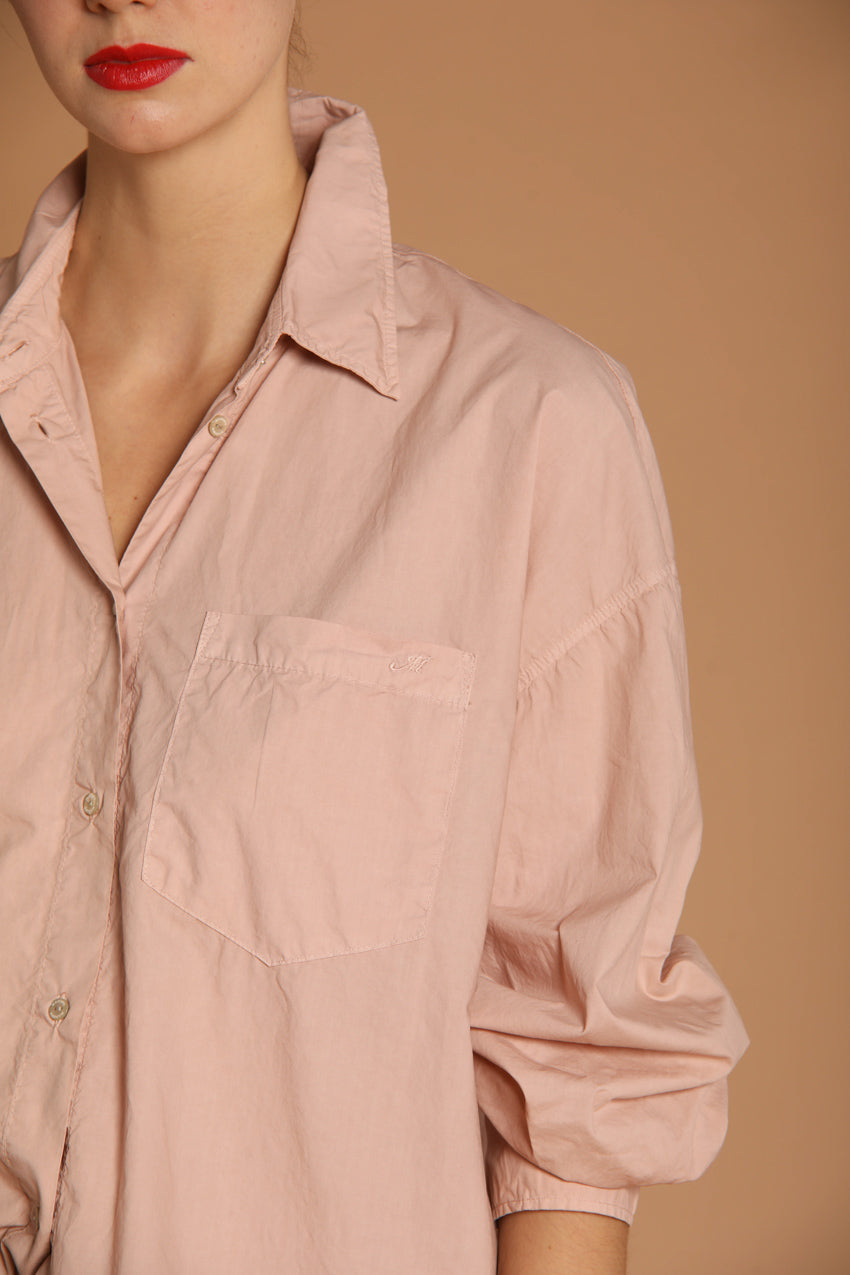 immagine 3 di camicia donna, modello Lauren di colore rosa di mason's