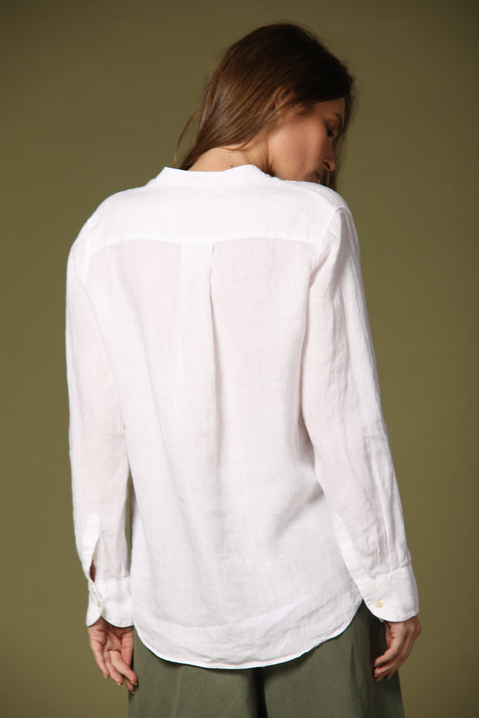 Image 4 of women's Delhi shirt in white by Mason's