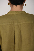 Delhi women's shirt long-sleeved in linen canvas