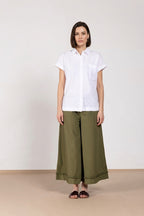 Livia Hemd Damen kurzärmelig aus Popeline