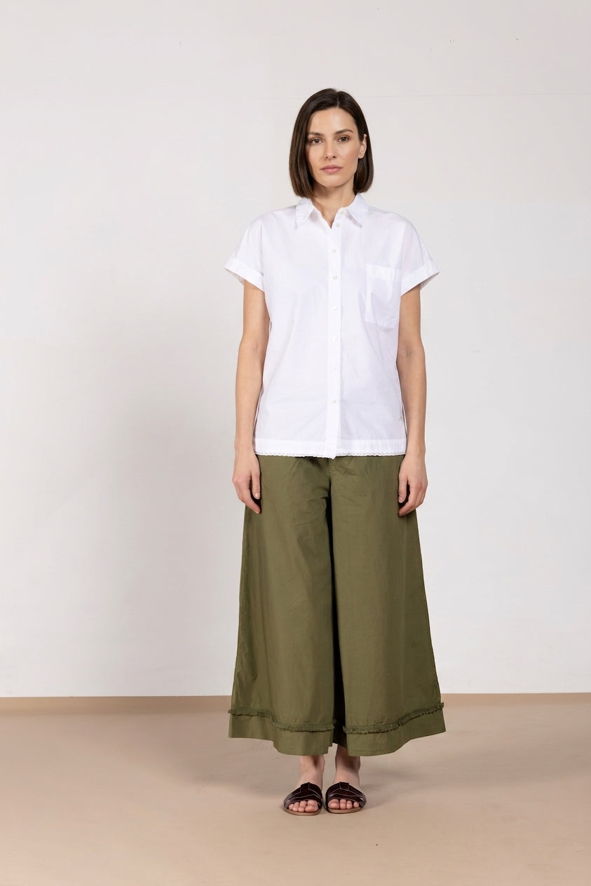 Livia Hemd Damen kurzärmelig aus Popeline