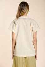 Livia women's short sleeve shirt in poplin