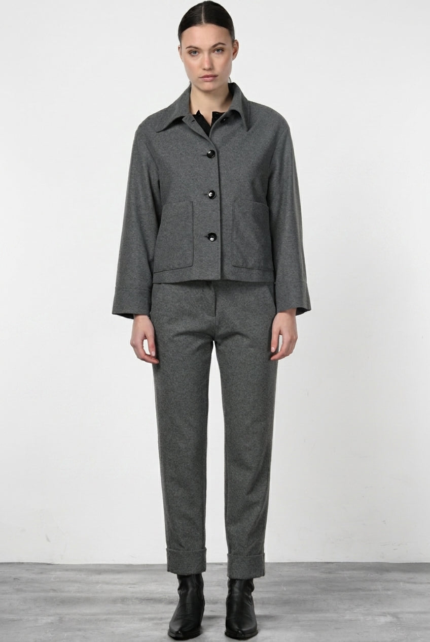 Rosie women’s jacket in flannel jersey