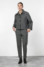 Rosie women’s jacket in flannel jersey