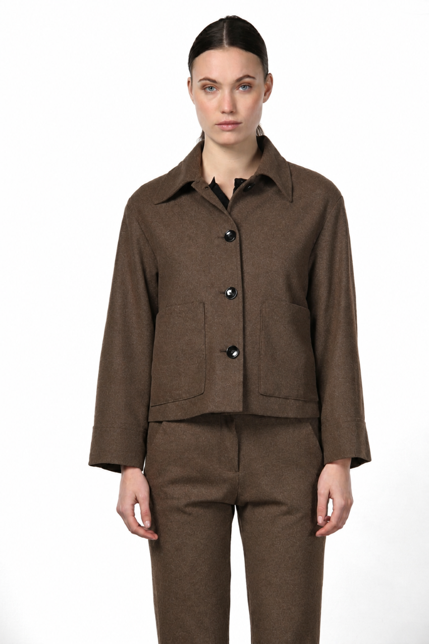 Rosie women's flannel jersey jacket