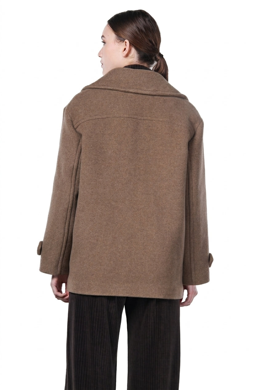 Leonie women’s coat in soft wool cloth