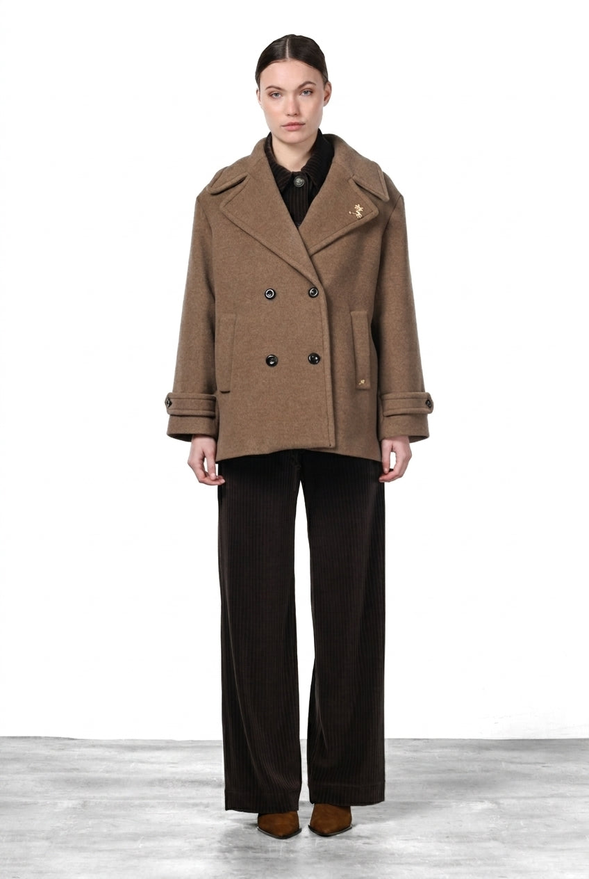 Leonie women’s coat in soft wool cloth