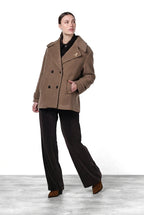 Leonie women’s coat in soft wool cloth
