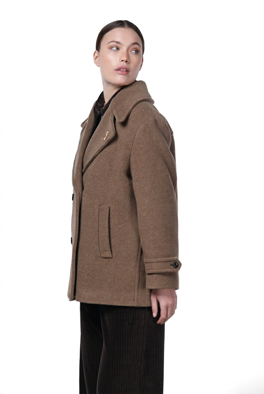 Leonie women’s coat in soft wool cloth