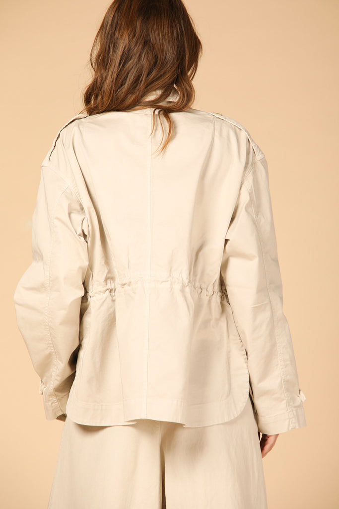 Image 5 of women's Florance field jacket in stucco color by Mason's
