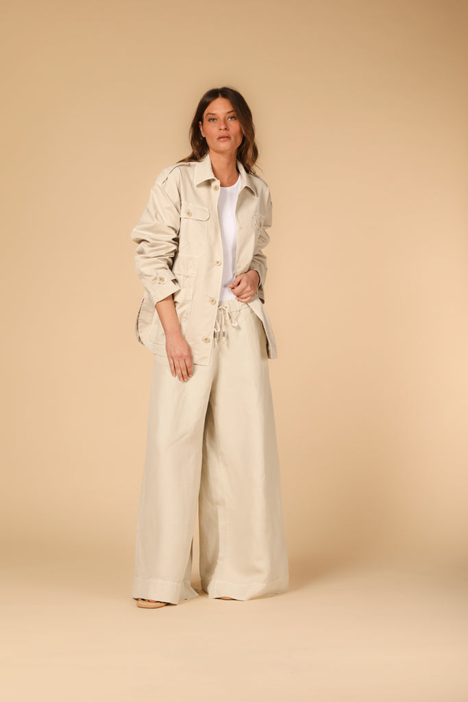 Image 2 of women's Florance field jacket in stucco color by Mason's