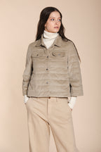 Foto 1 Amy giubbotto donna in velluto 500 righe