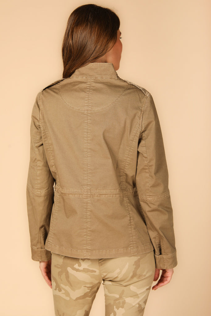 Image 4 of Eva model field jacket in kaki by Mason's