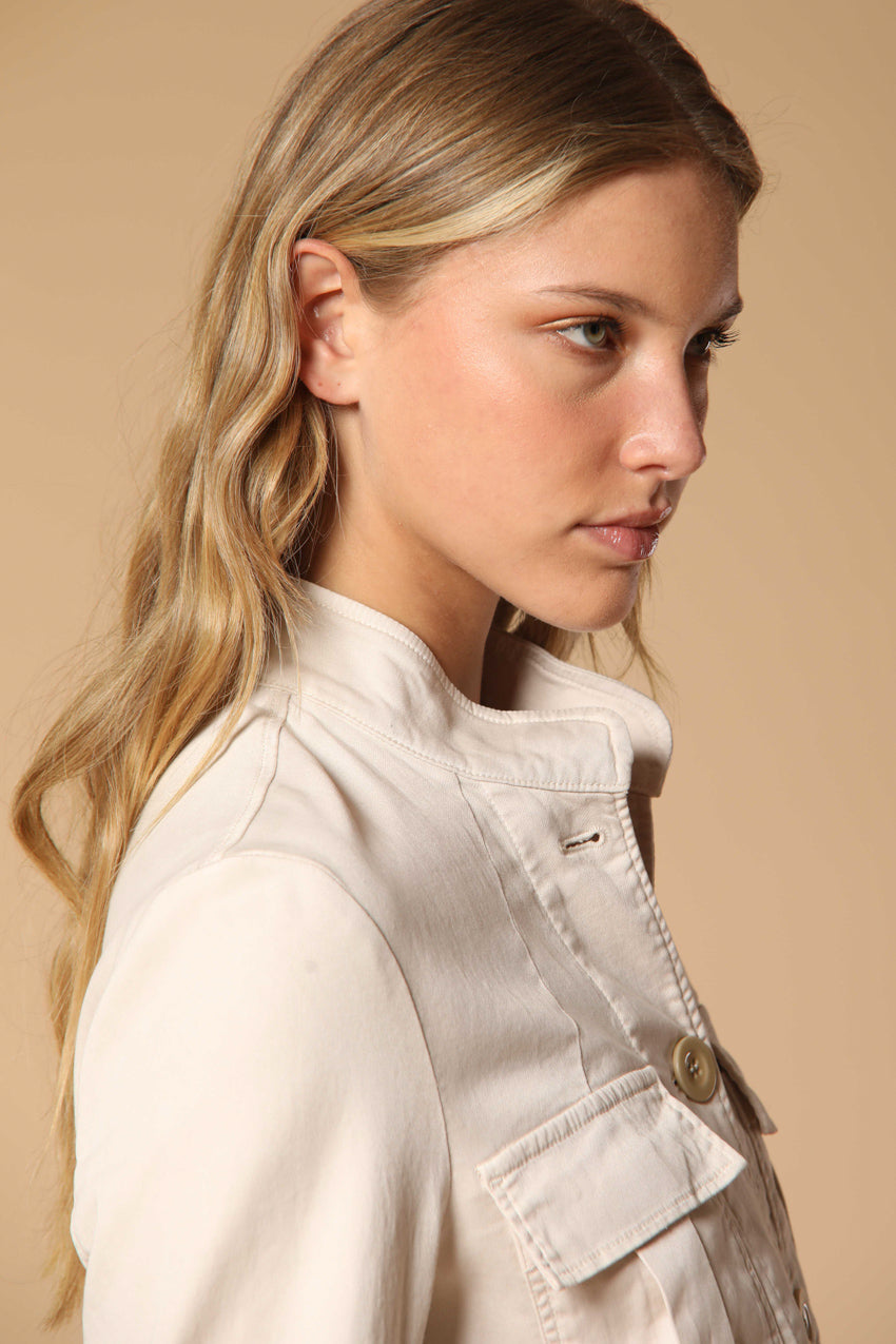 Karen women's field jacket in stretch sweatshirt fabric