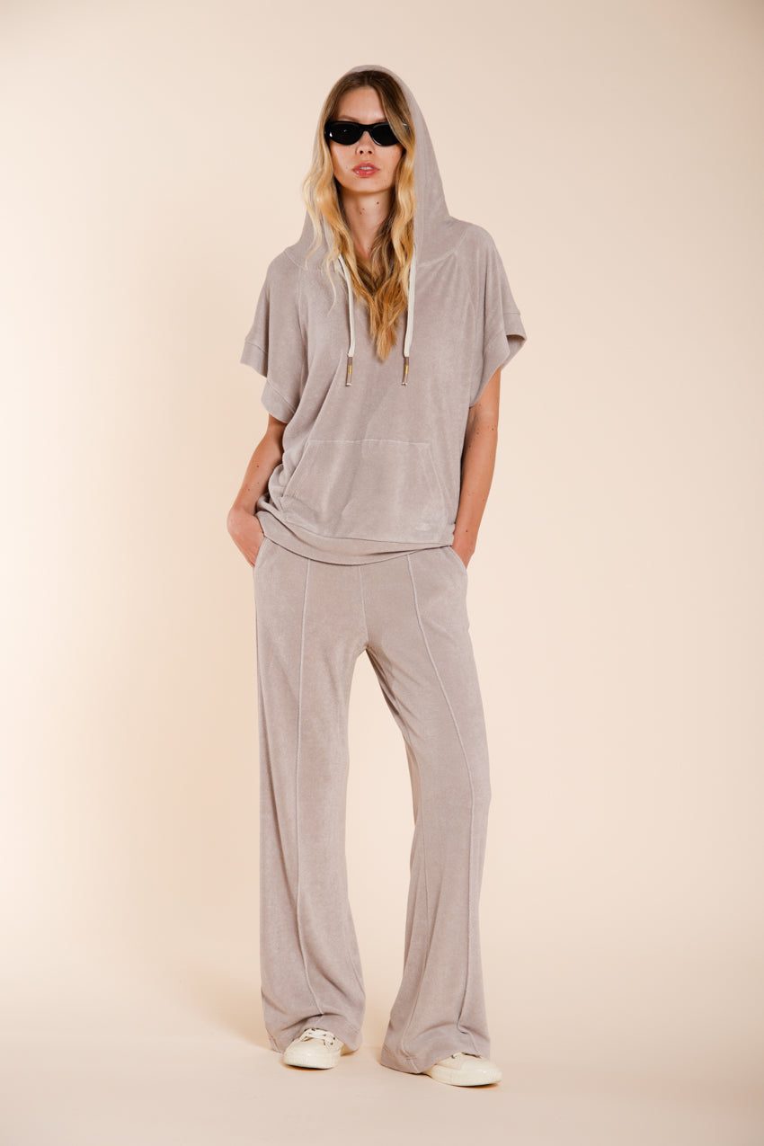 Marta sweatshirt femme manches courtes en jersey éponge