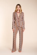 Helena veste femme en maille fantaisie vague lurex