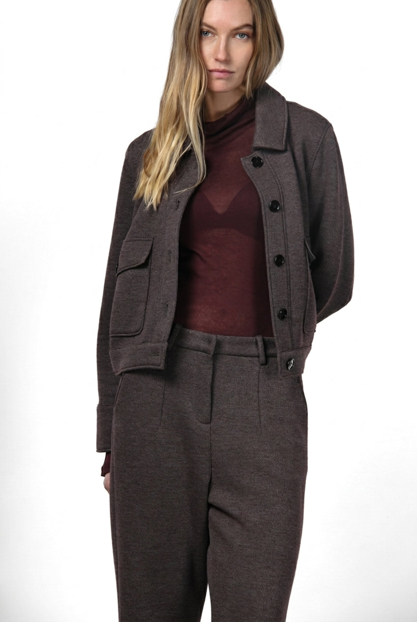Odette women’s jacket in double jersey