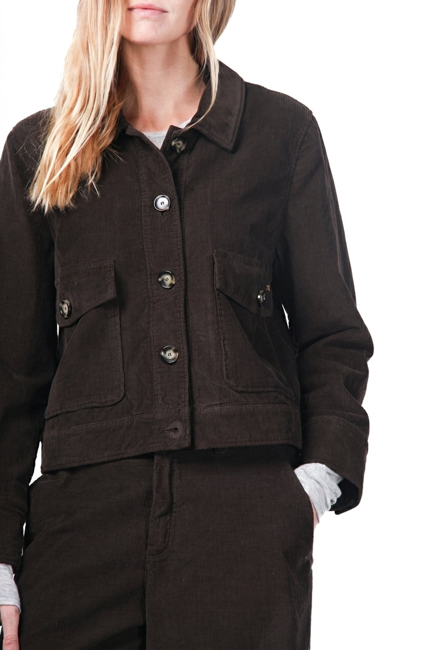 Odette veste femme en velours 500 raies
