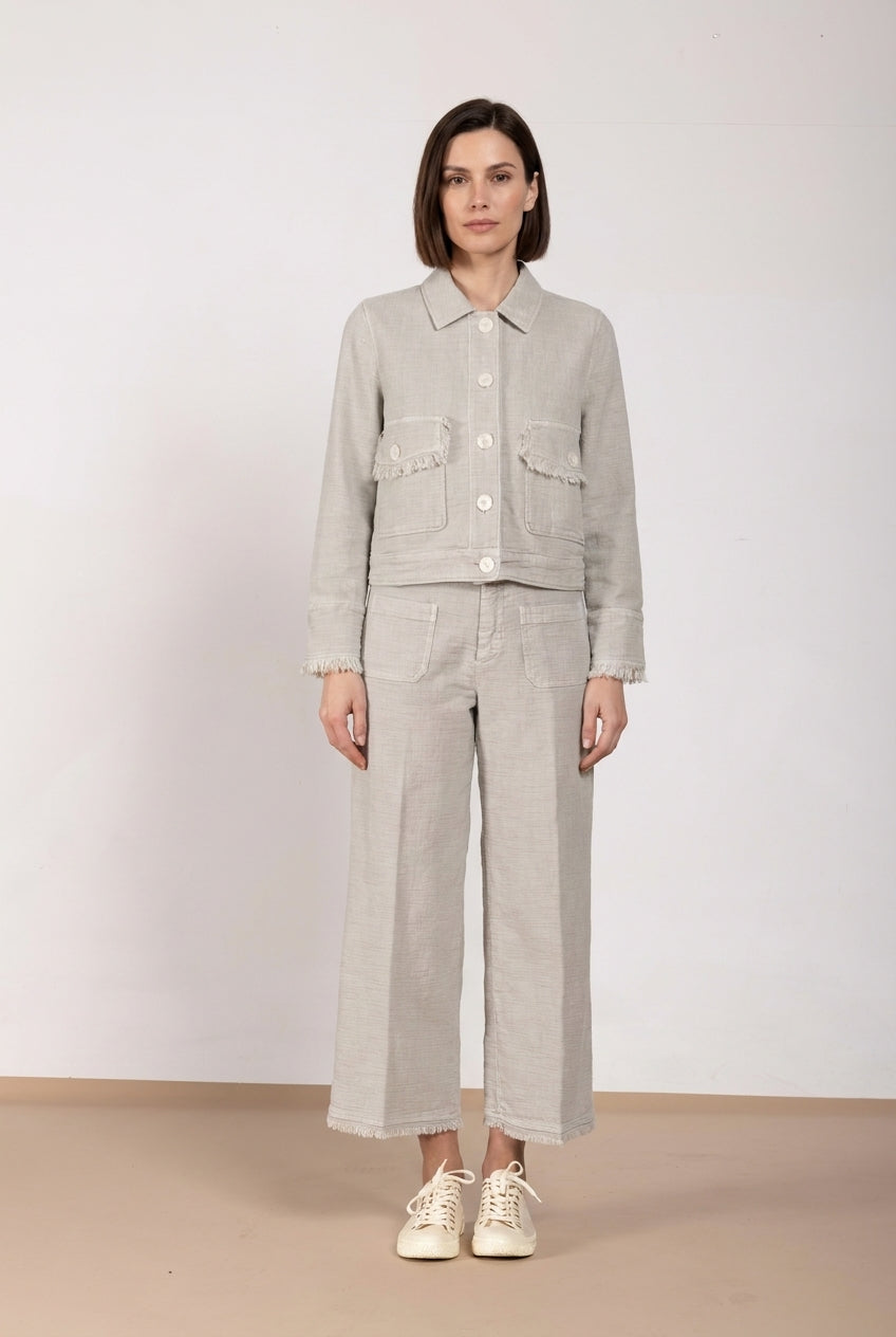 Odette women's jacket in basketweave