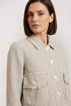 Odette veste femme en natté
